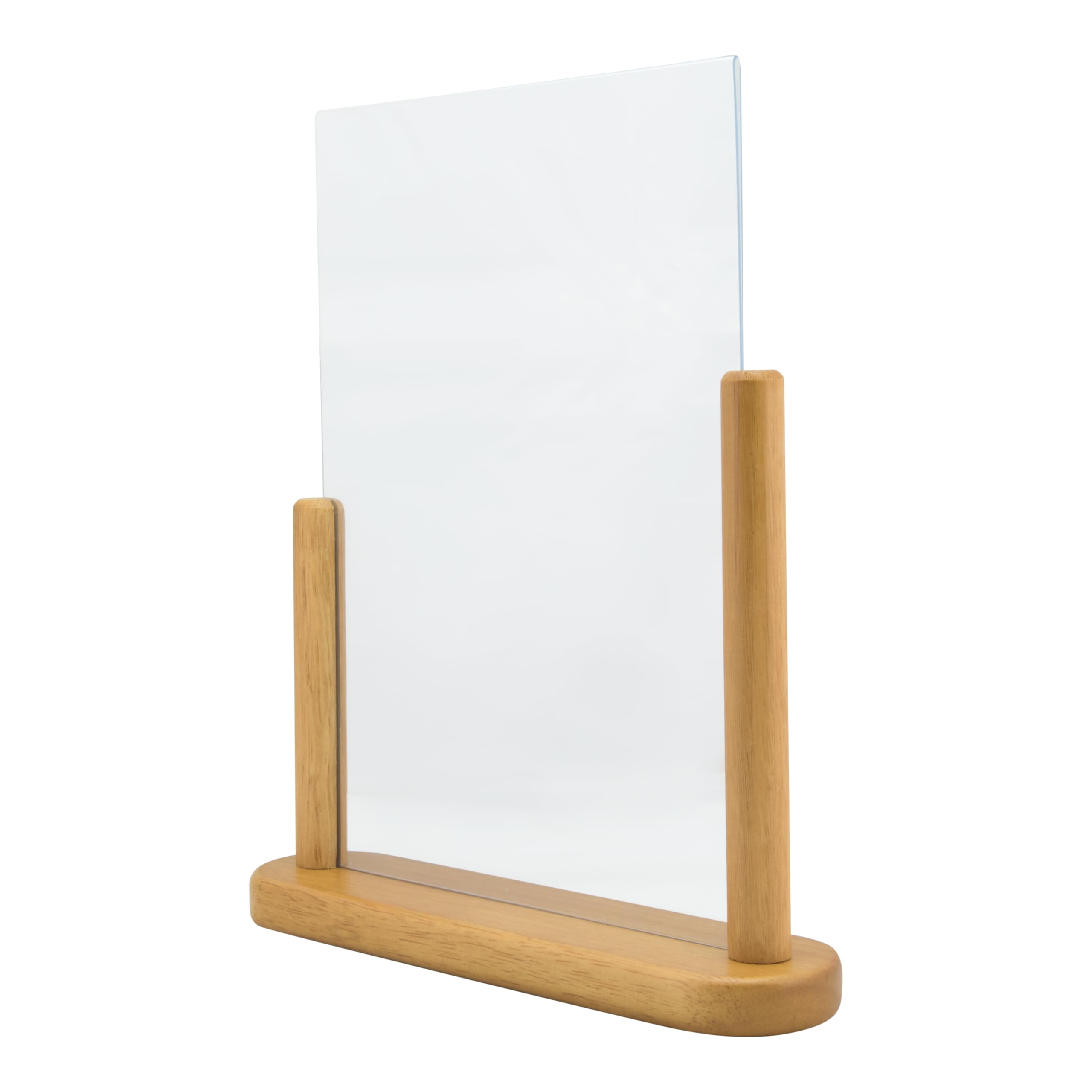 securit-elegant-tischaufsteller-a4-teak-hartholz image 3
