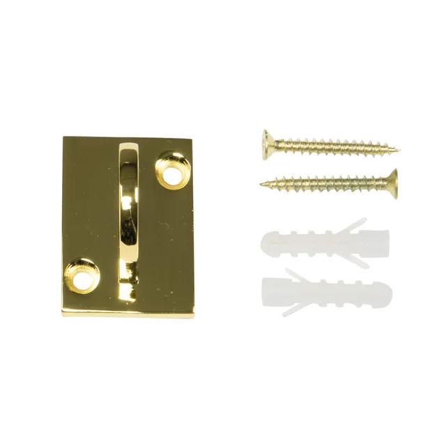securit-classic-wandaufh-ngung-gold-absperrseil-halter image 1