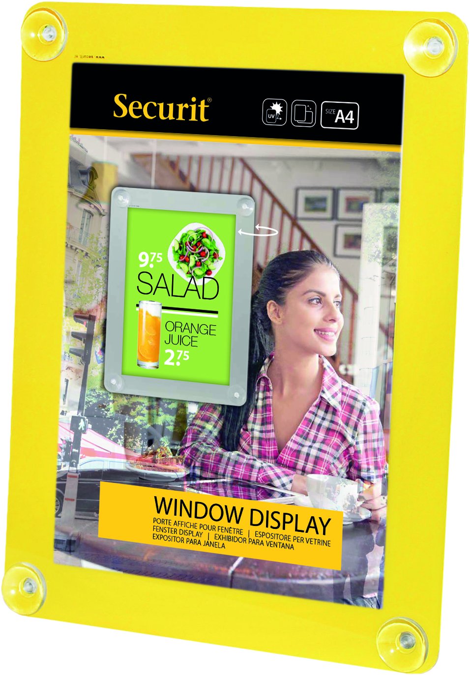 securit-crystal-fenster-schildhalter-a3-gelb-mit-saugn-pfen image 3