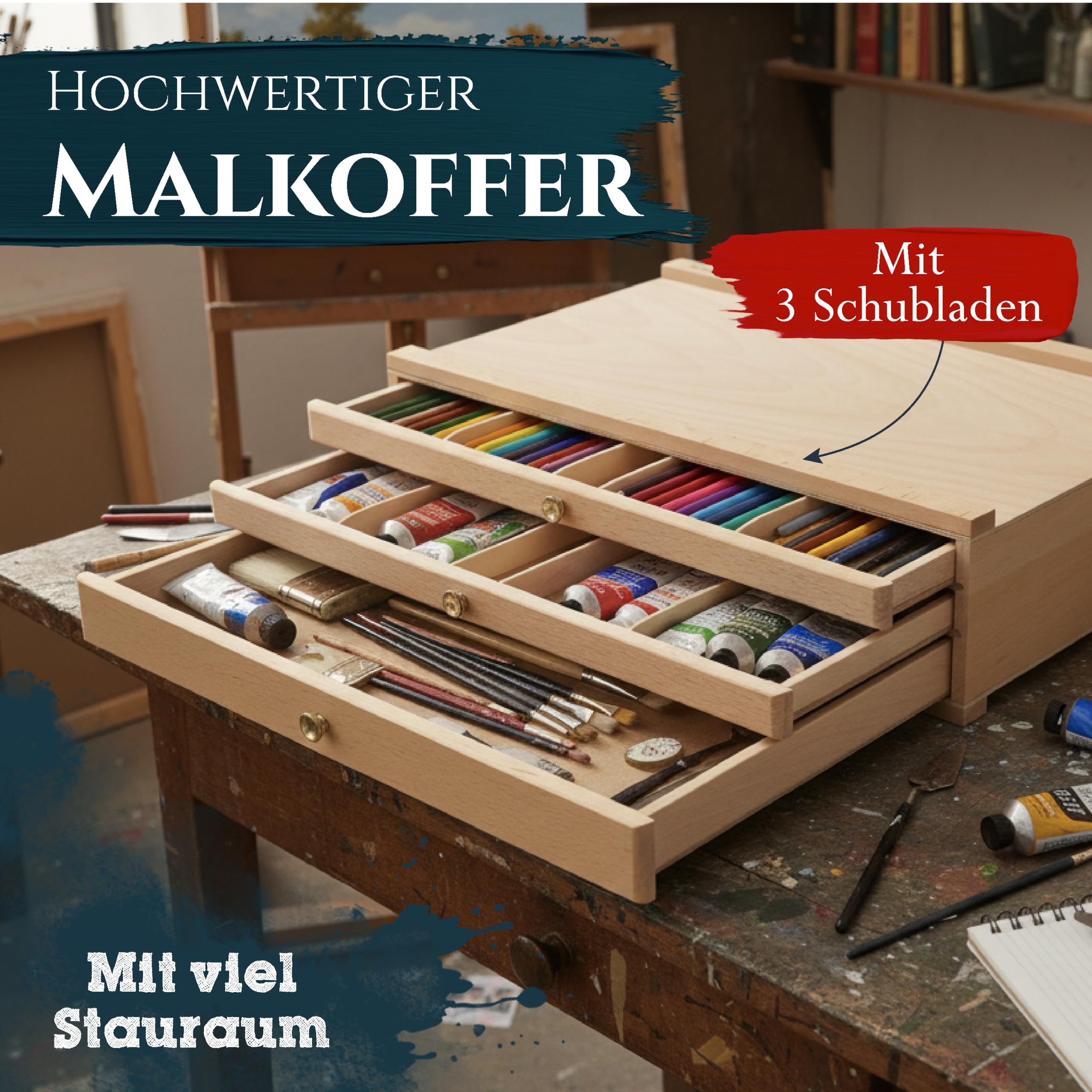 artina-akademie-troyes-malkoffer-holzkasten-leer-buchenholz image 4