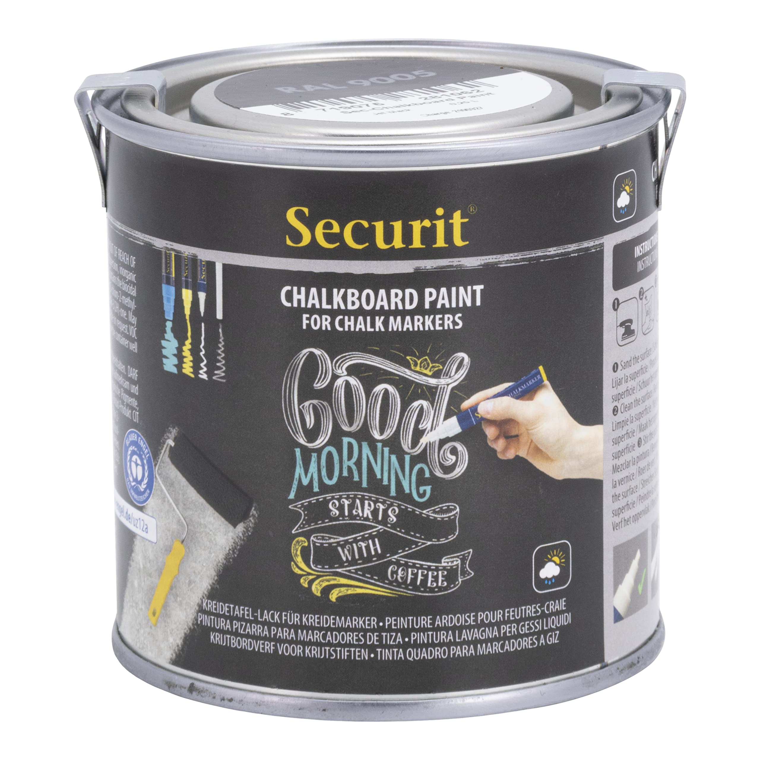 securit-original-tafellack-schwarz-250-ml-wasserbasiert image 1