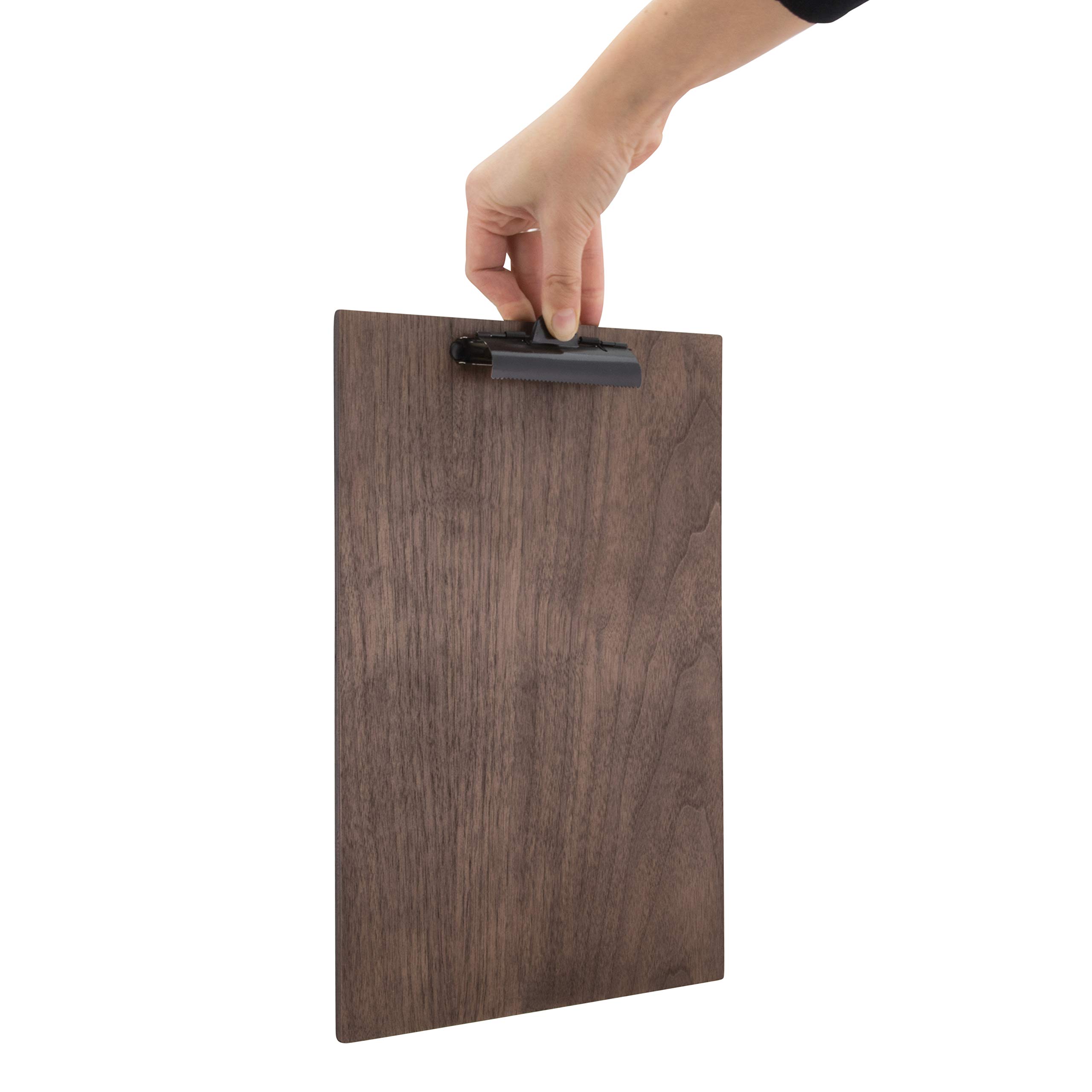 securit-woody-walnut-speisekarte-a4-klemmbrett-holz image 4
