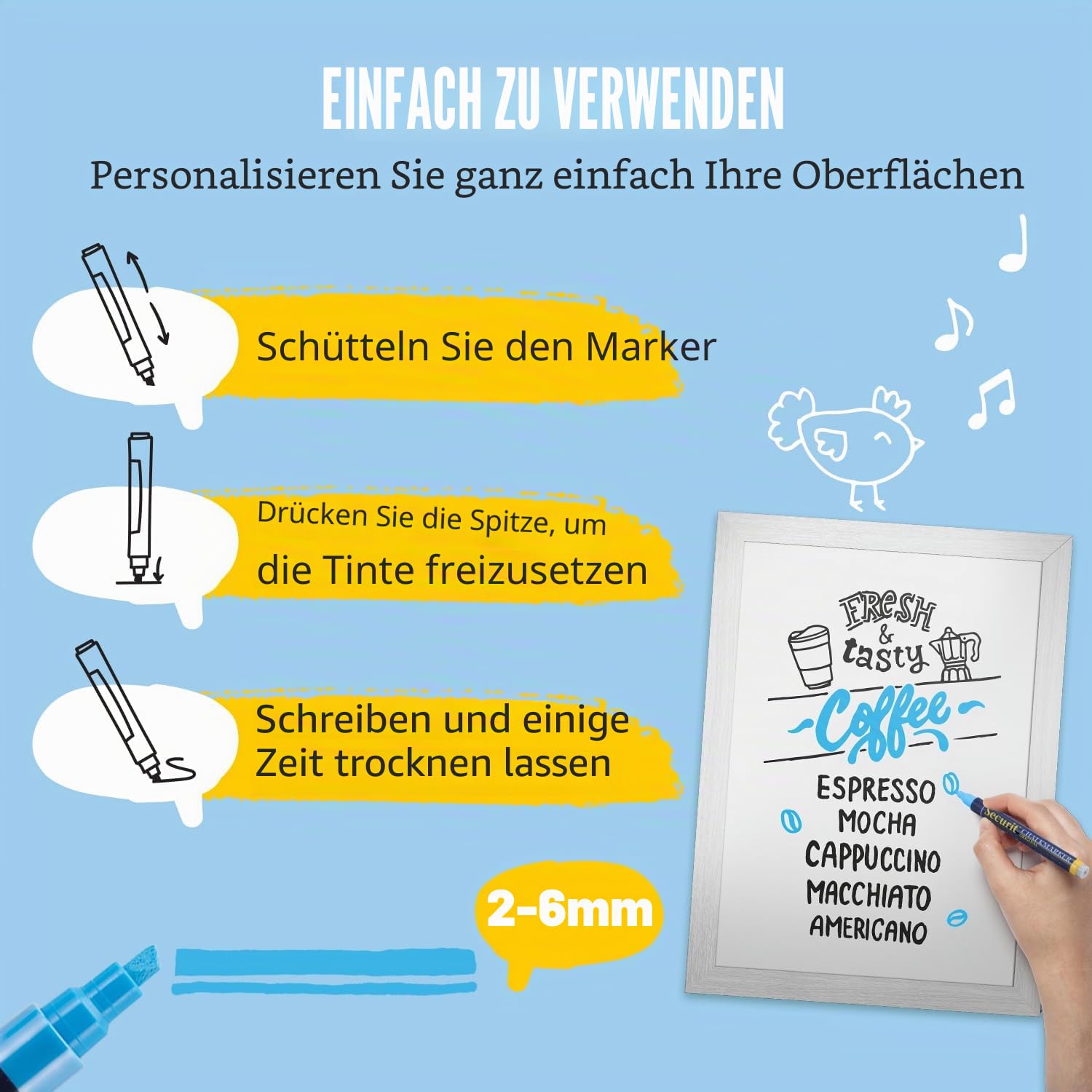 securit-original-kreidemarker-2-6-mm-4er-pack-mehrfarbig image 4