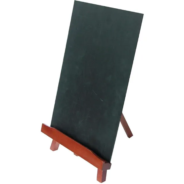 securit-elegant-tisch-staffelei-a4-kreidetafel-mahagoni image 1