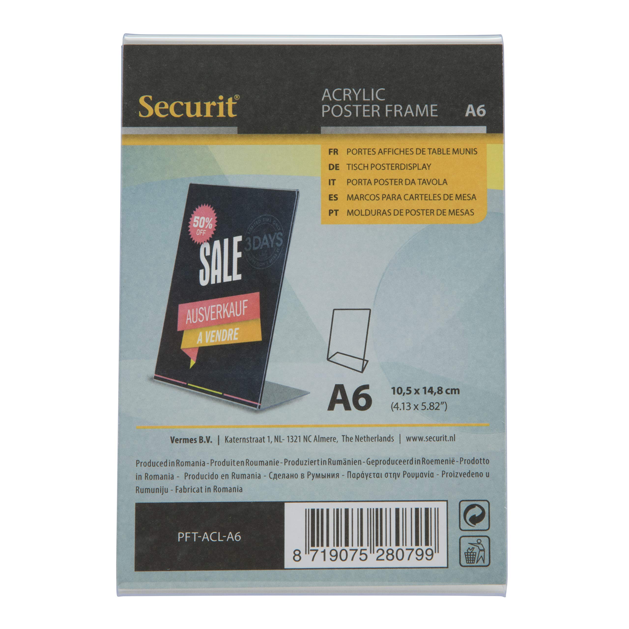 securit-l-shape-a5-tischaufsteller-transparent-hochformat image 6