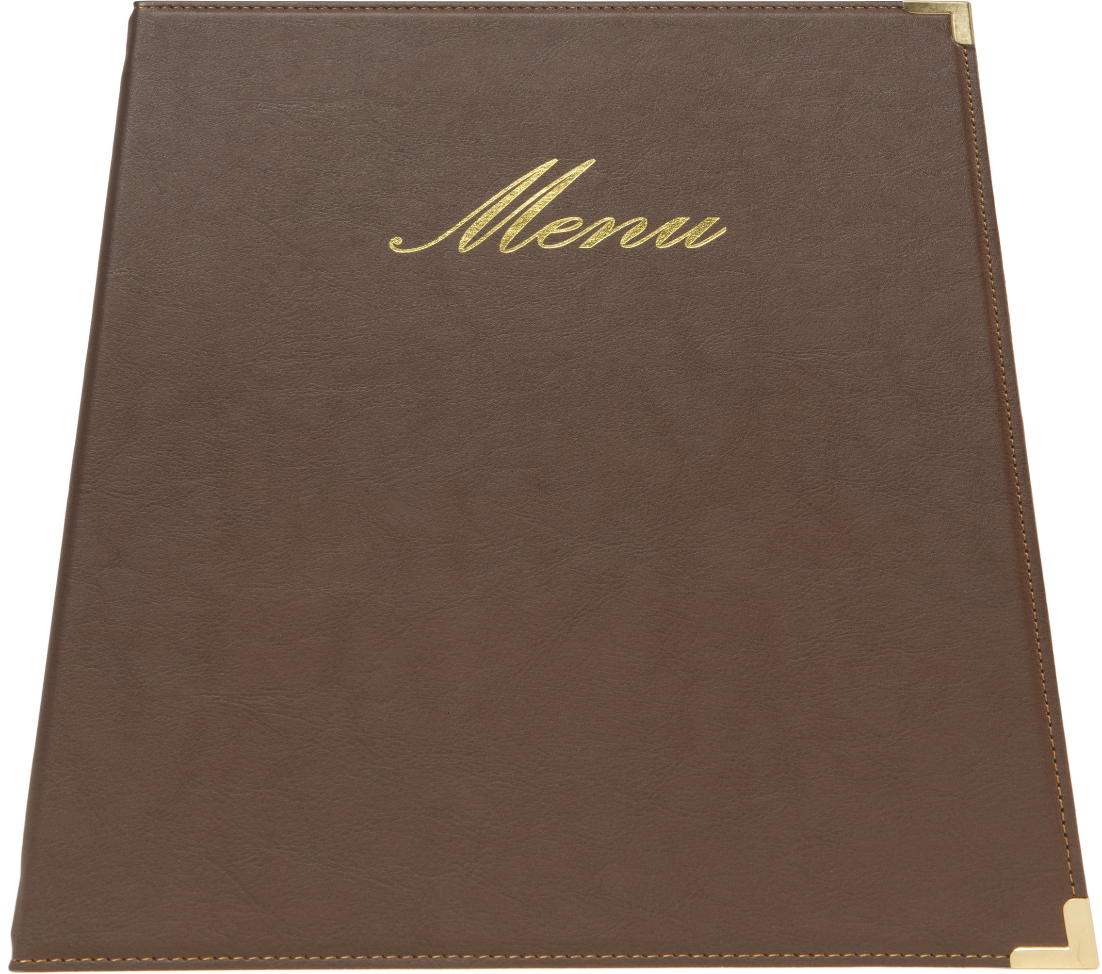 securit-classic-menukarte-a4-braun-lederoptik-4-seiten image 2