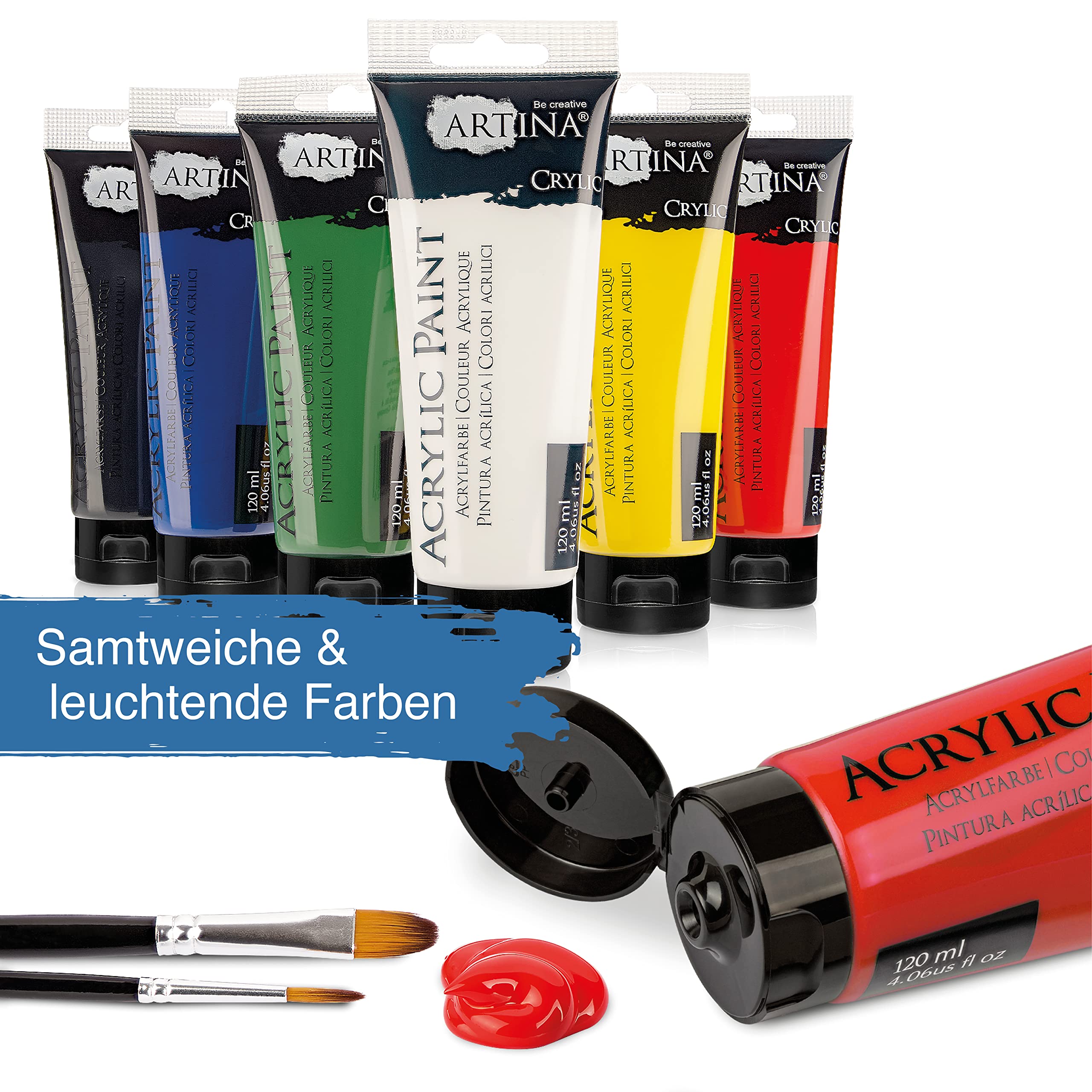 artina-crylic-acrylfarben-set-120-ml-10er-pack-mehrfarbig image 4