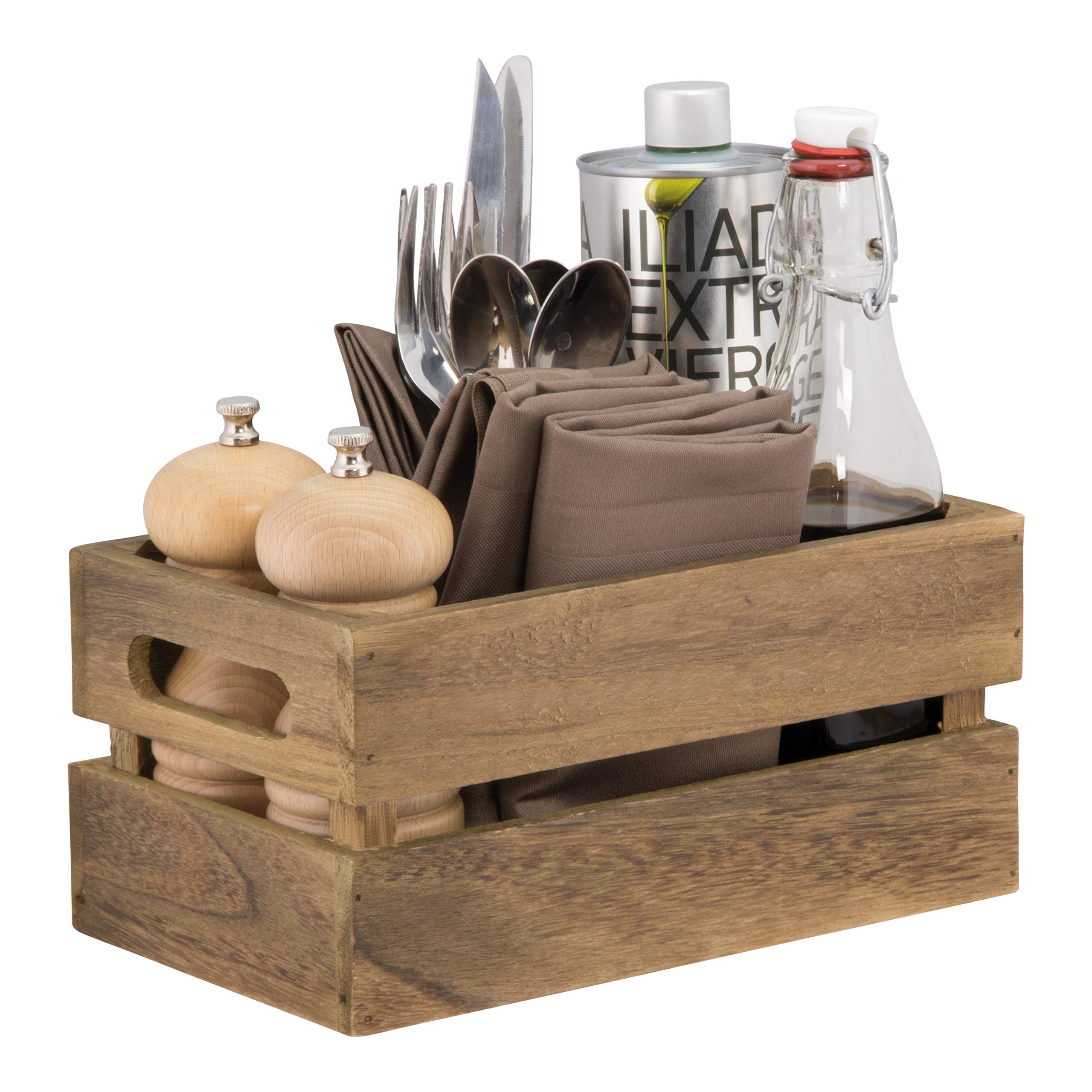 securit-woody-tisch-caddy-klassisch-klein-vintage-holzkiste image 4