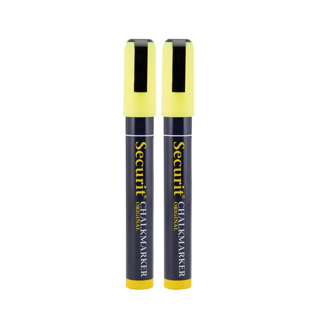securit-original-fl-ssigkreide-marker-gelb-2-6mm-2er image 1