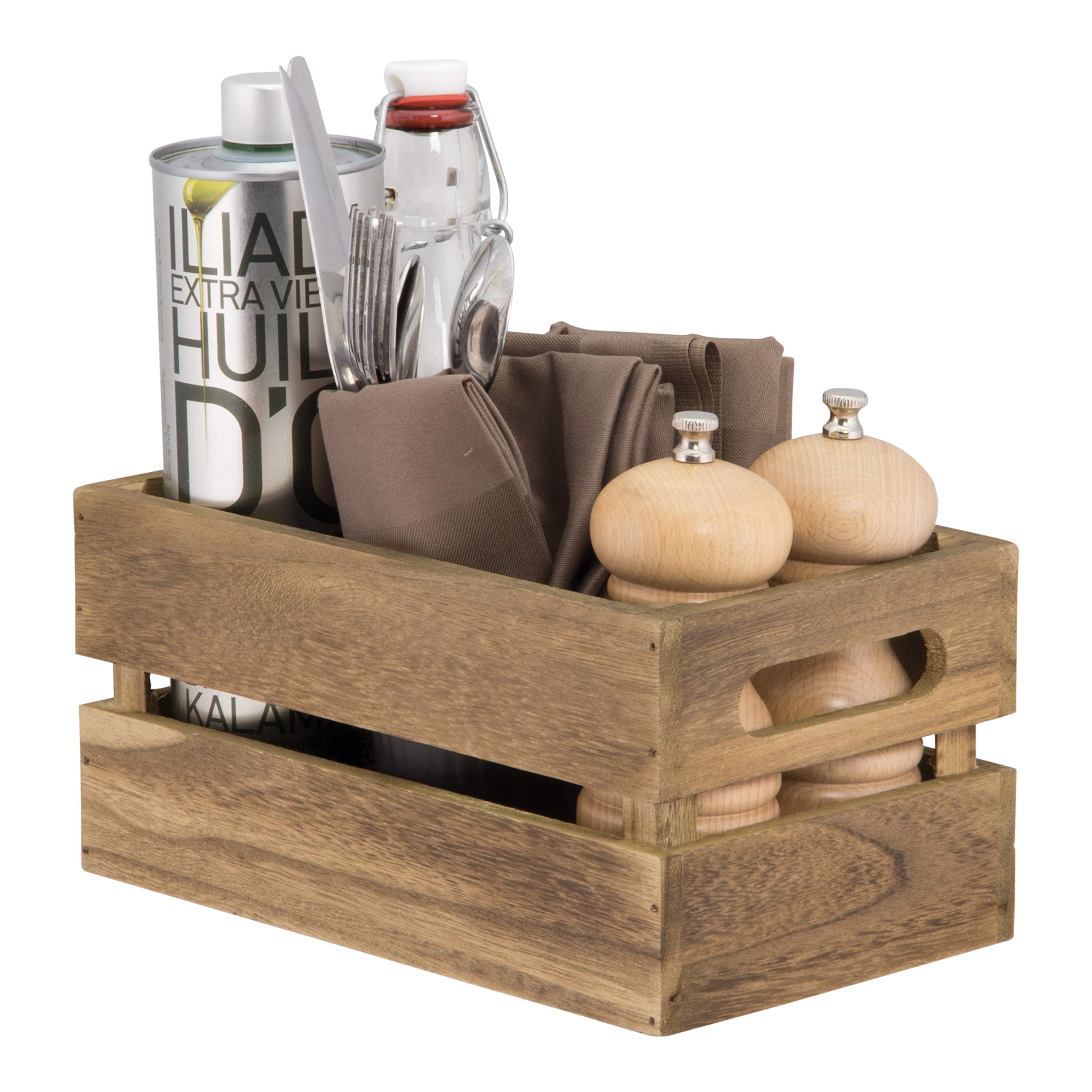 securit-woody-tisch-caddy-klassisch-klein-vintage-holzkiste image 3