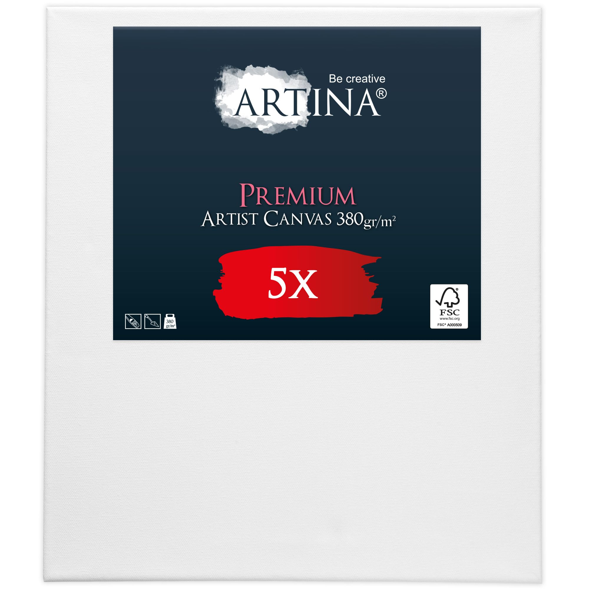 artina-premium-keilrahmen-30x40-cm-5er-set-baumwolle image 2