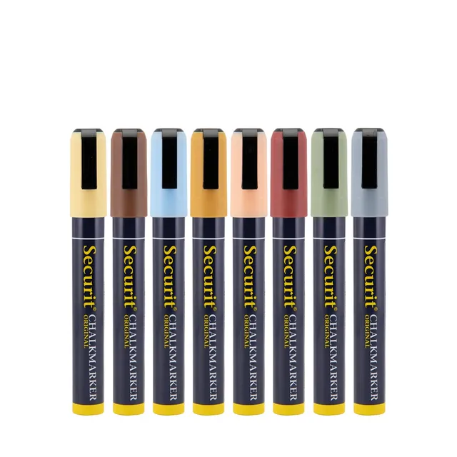 securit-original-kreidemarker-sma510-8er-erdfarben-2-6-mm image 1