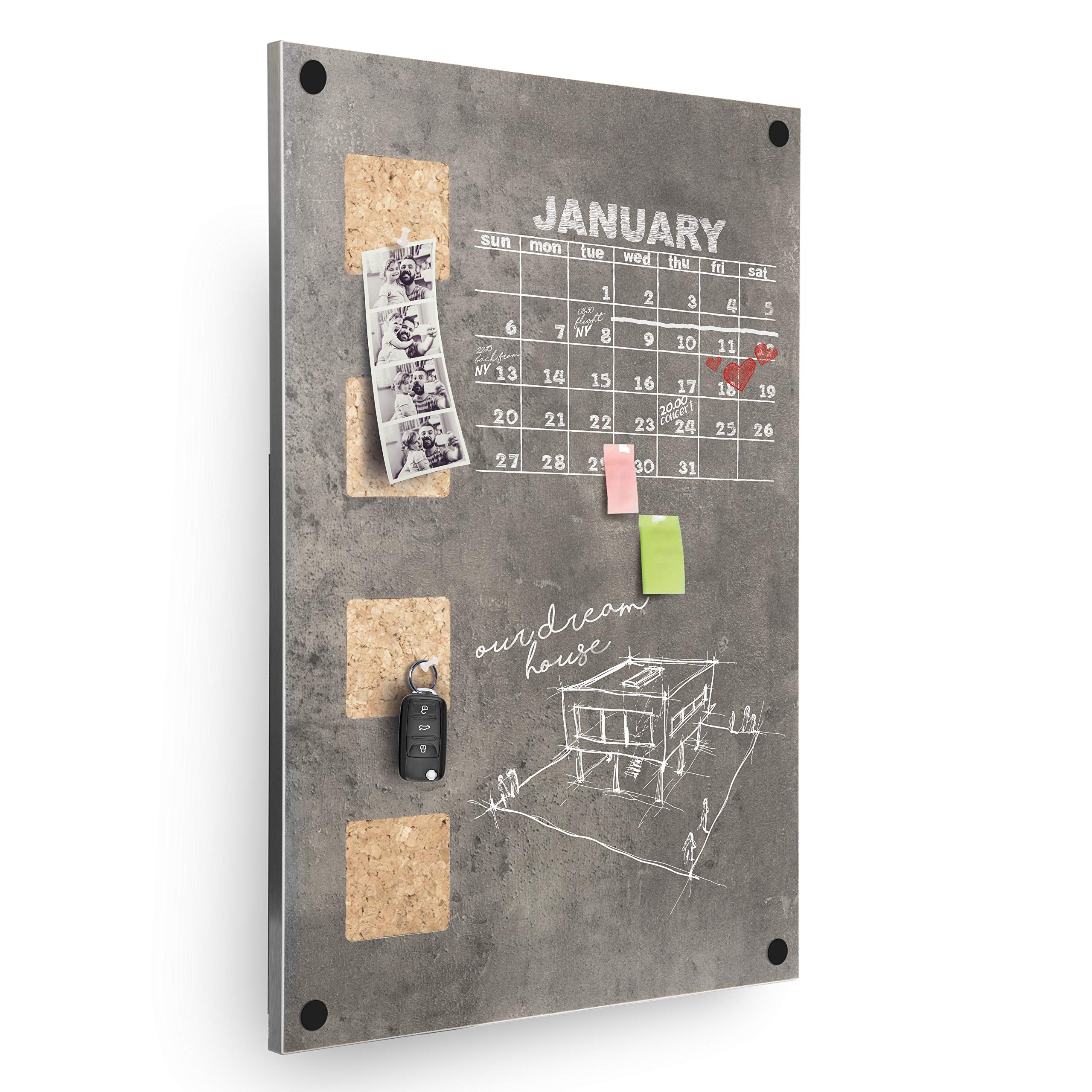 securit-universal-wand-kreidetafel-90x140mm-schwarz image 2