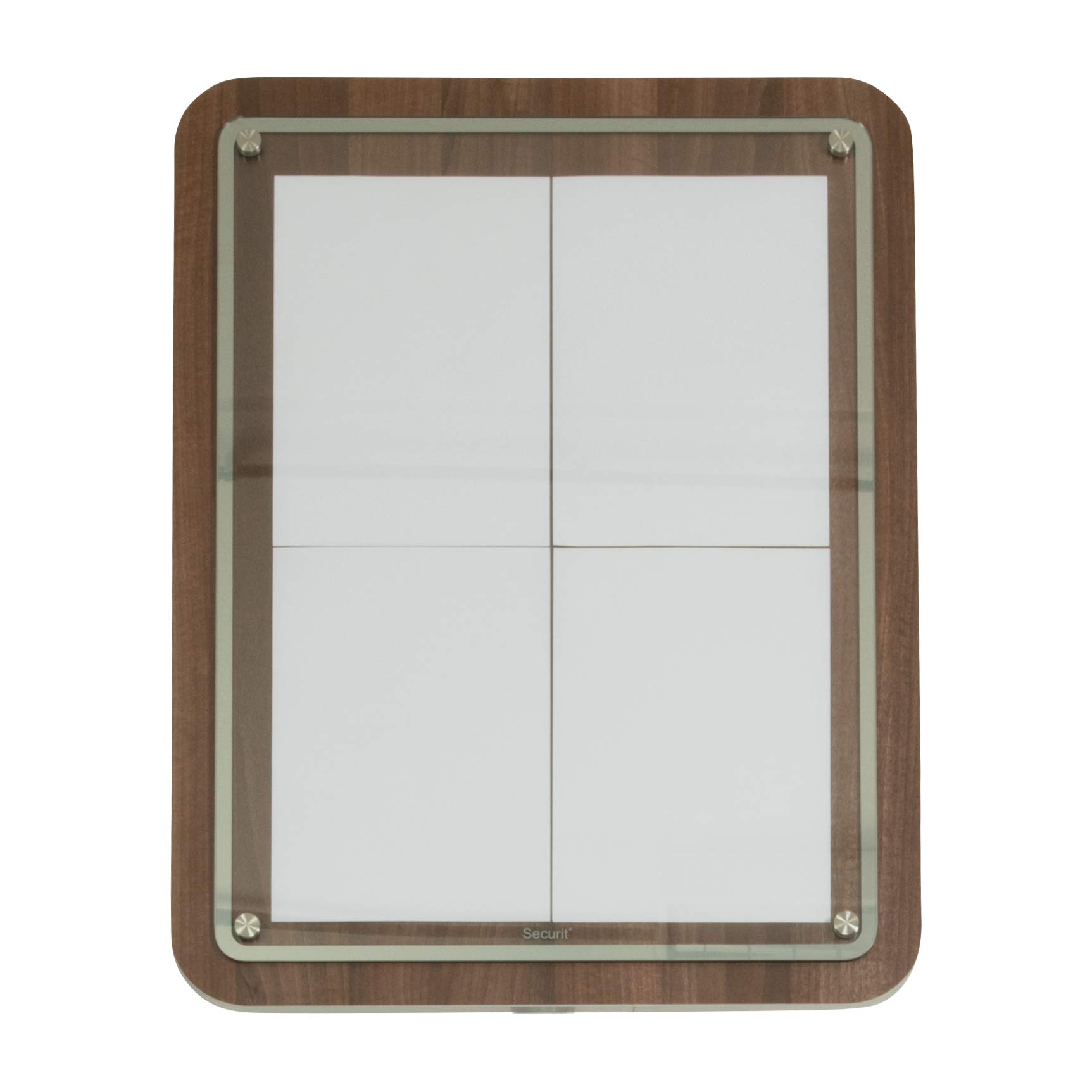 securit-universal-schaukasten-glass-star-4xa4-walnuss image 1