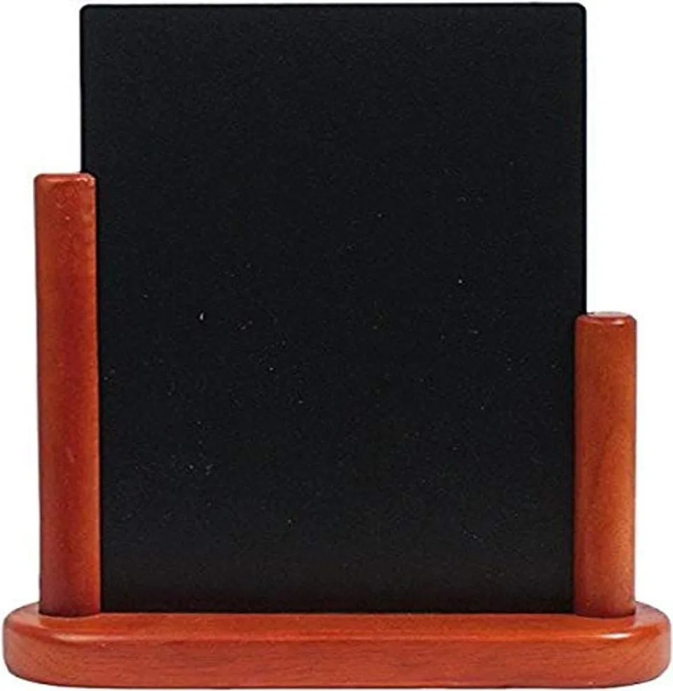 securit-elegant-tischtafel-mahagoni-holz-doppelseitig-klein image 1