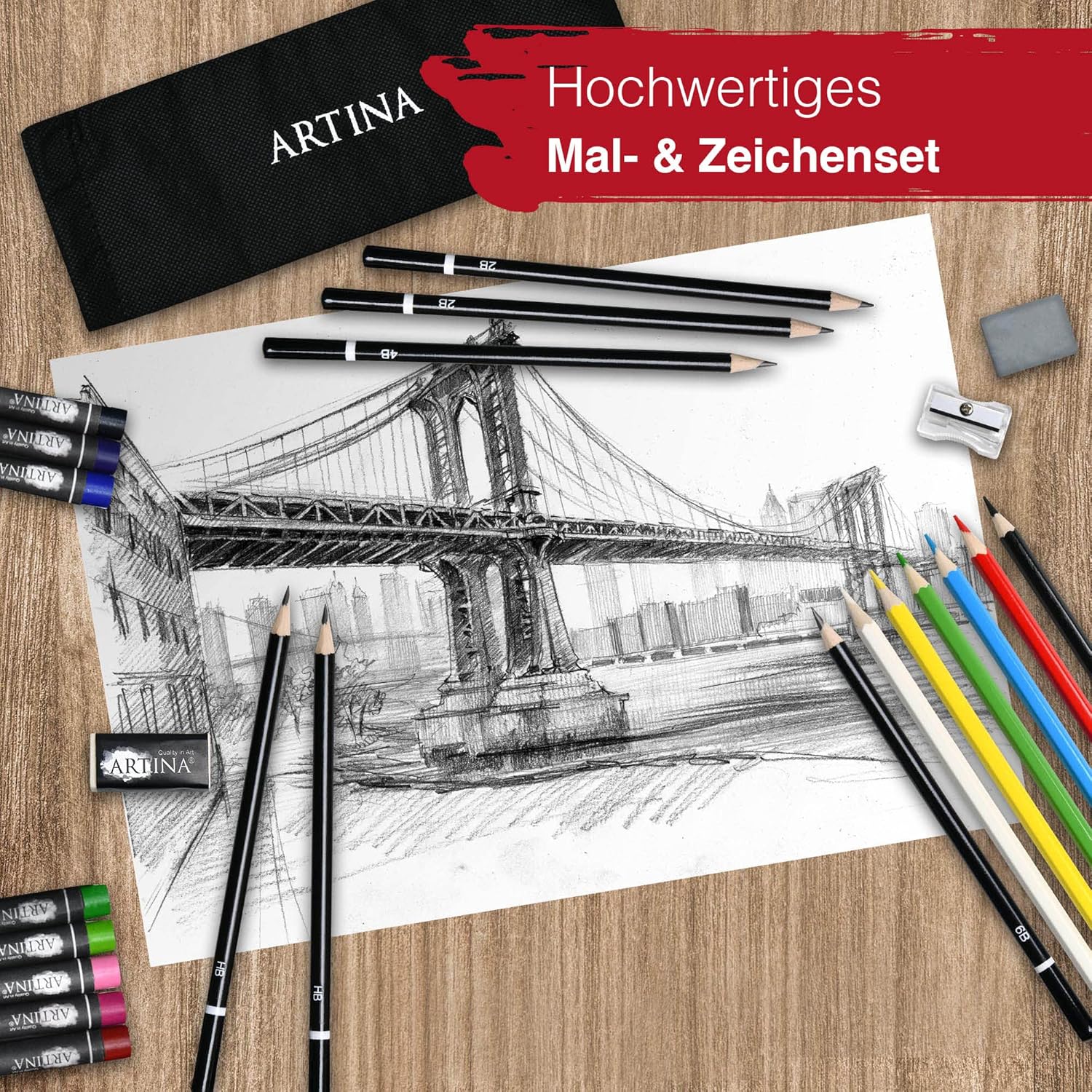 artina-akademie-michelangelo-malset-122tlg-xxl image 2