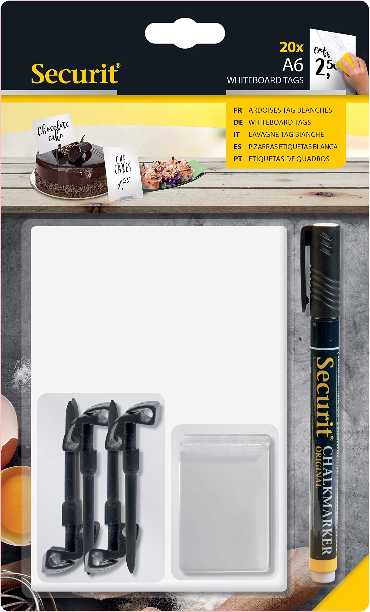 securit-silhouette-kreidetafel-etiketten-a6-20er-set-wei image 4