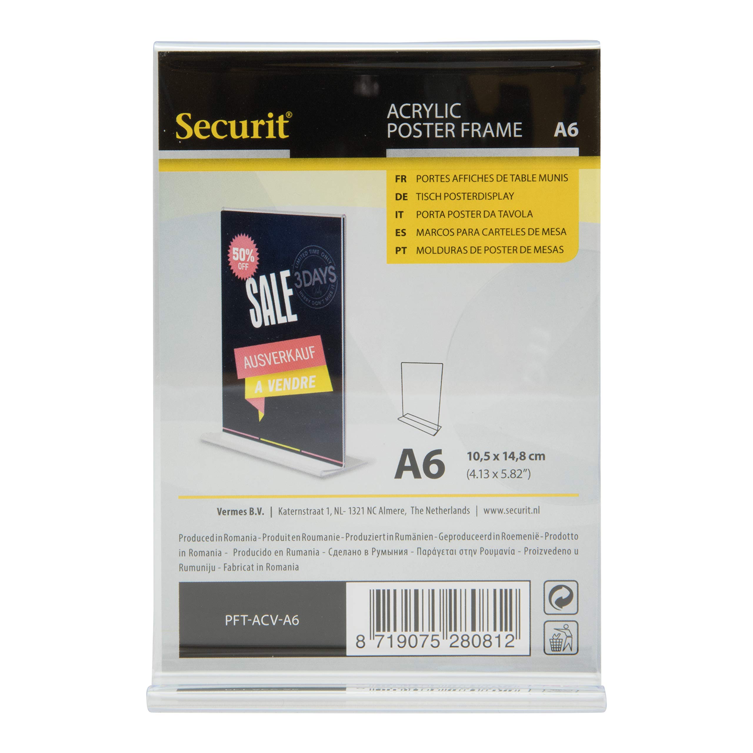 securit-crystal-acryl-aufsteller-a7-transparent-doppelseitig image 4