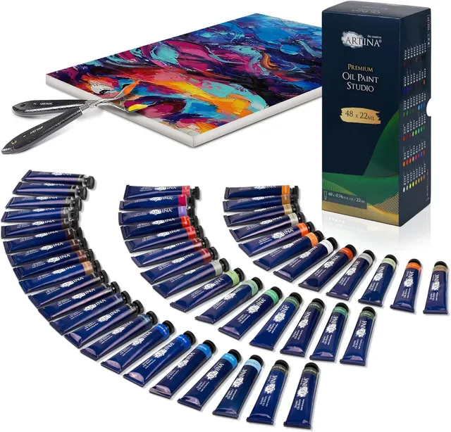 artina-crylic-lfarben-set-48x22ml-deckend-tuben image 1