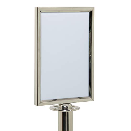 securit-classic-rahmenaufsatz-a4-chrom-f-r-absperrpfosten image 8