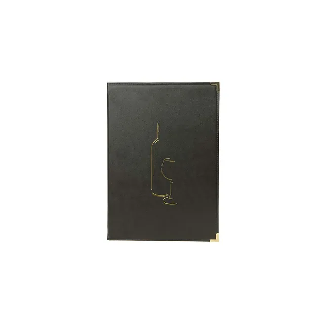 securit-classic-weinkarte-a4-schwarz-kunstleder image 1