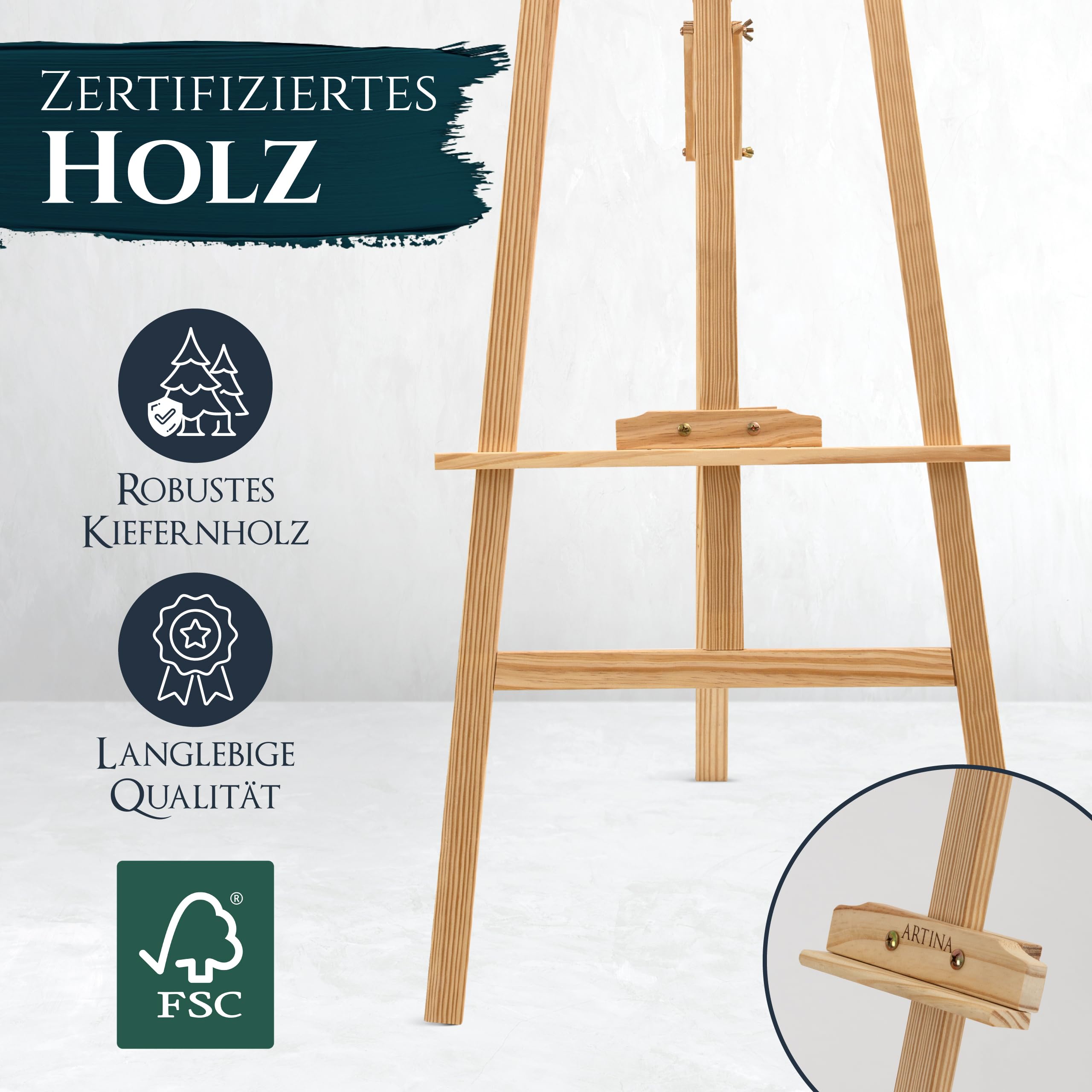artina-akademie-tessin-staffelei-kiefer-150-cm-verstellbar image 3