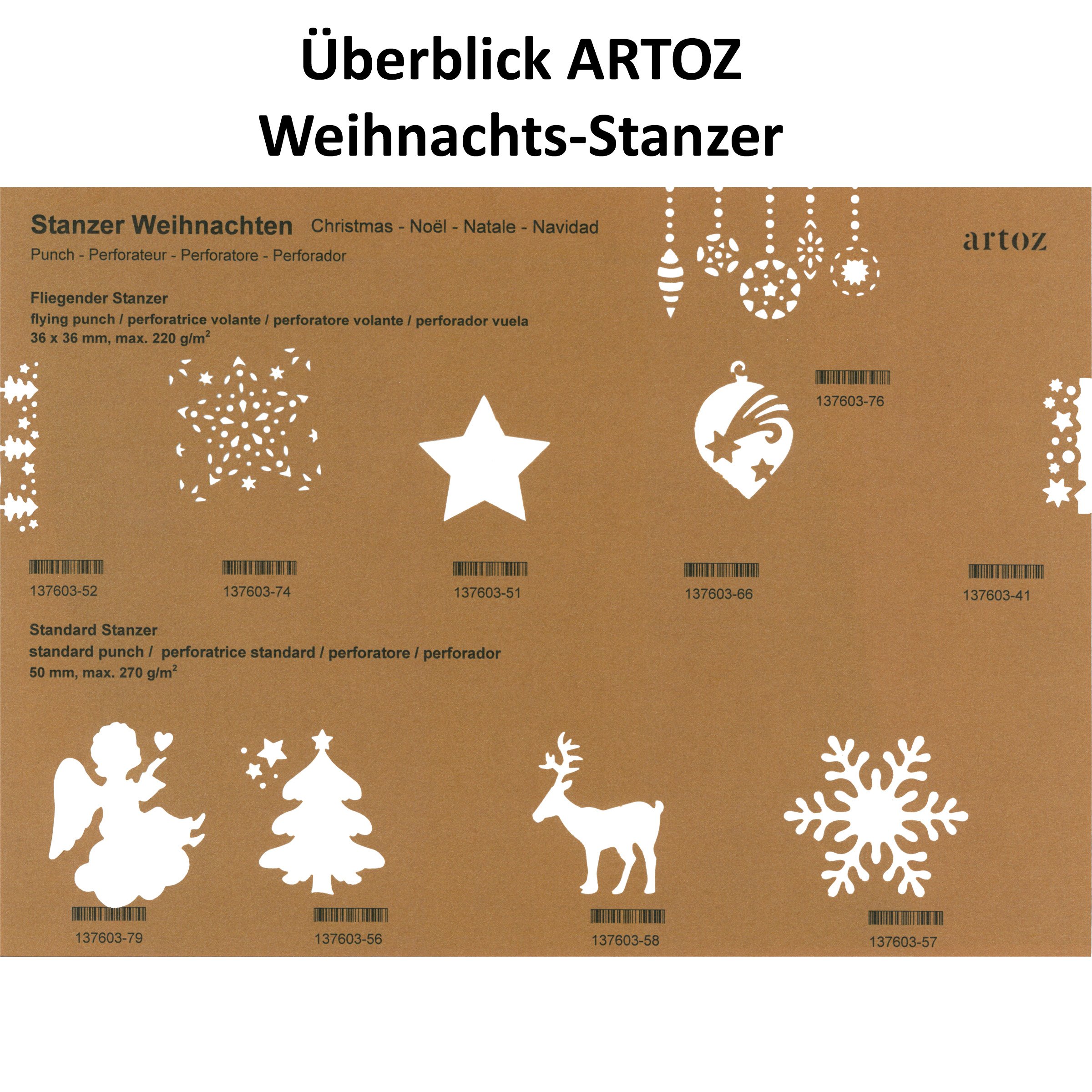 artoz-stanzer-fliegender-stanzer-weihnachtsb-ume-50-mm image 3