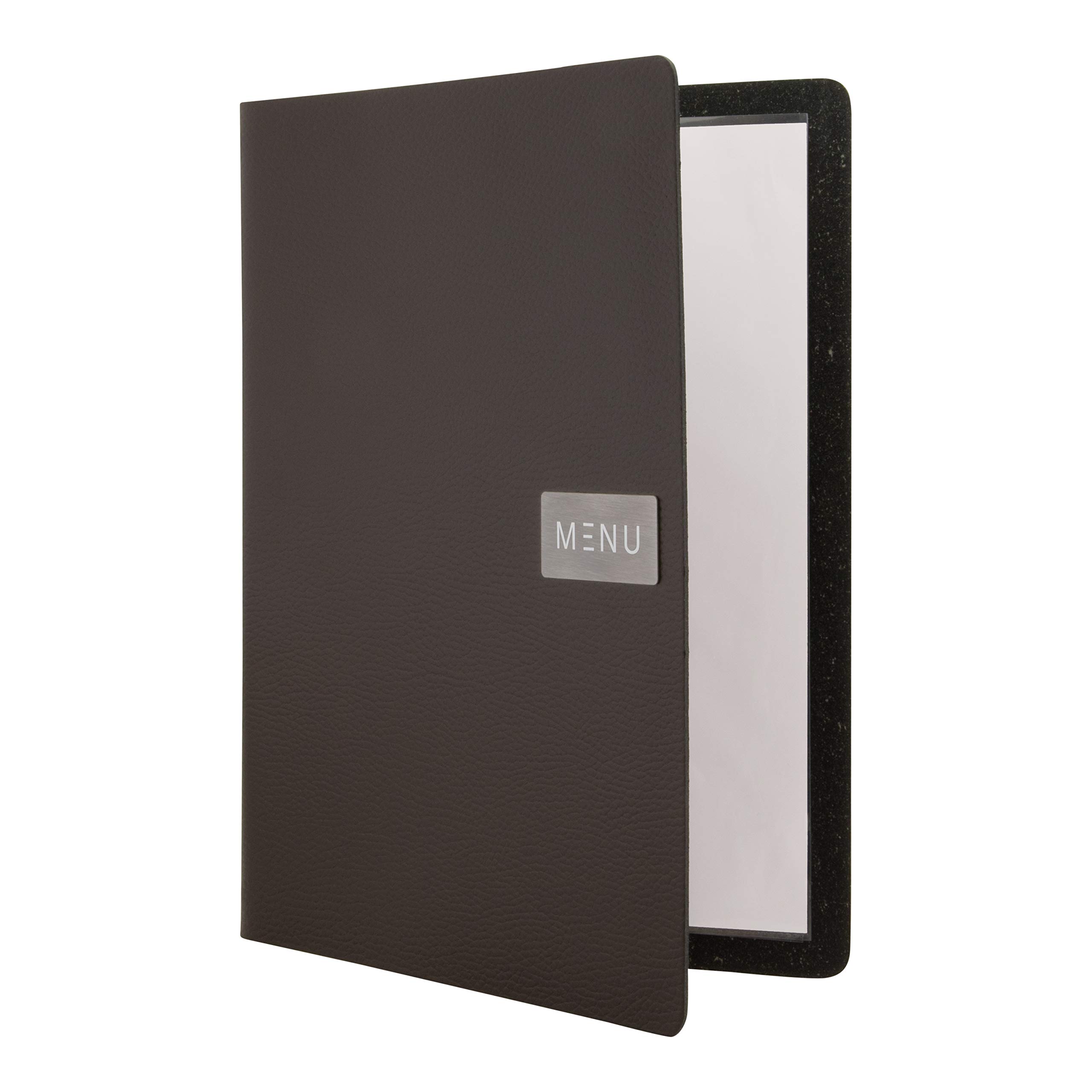 securit-trendy-speisekarte-leather-line-braun-koleder image 2