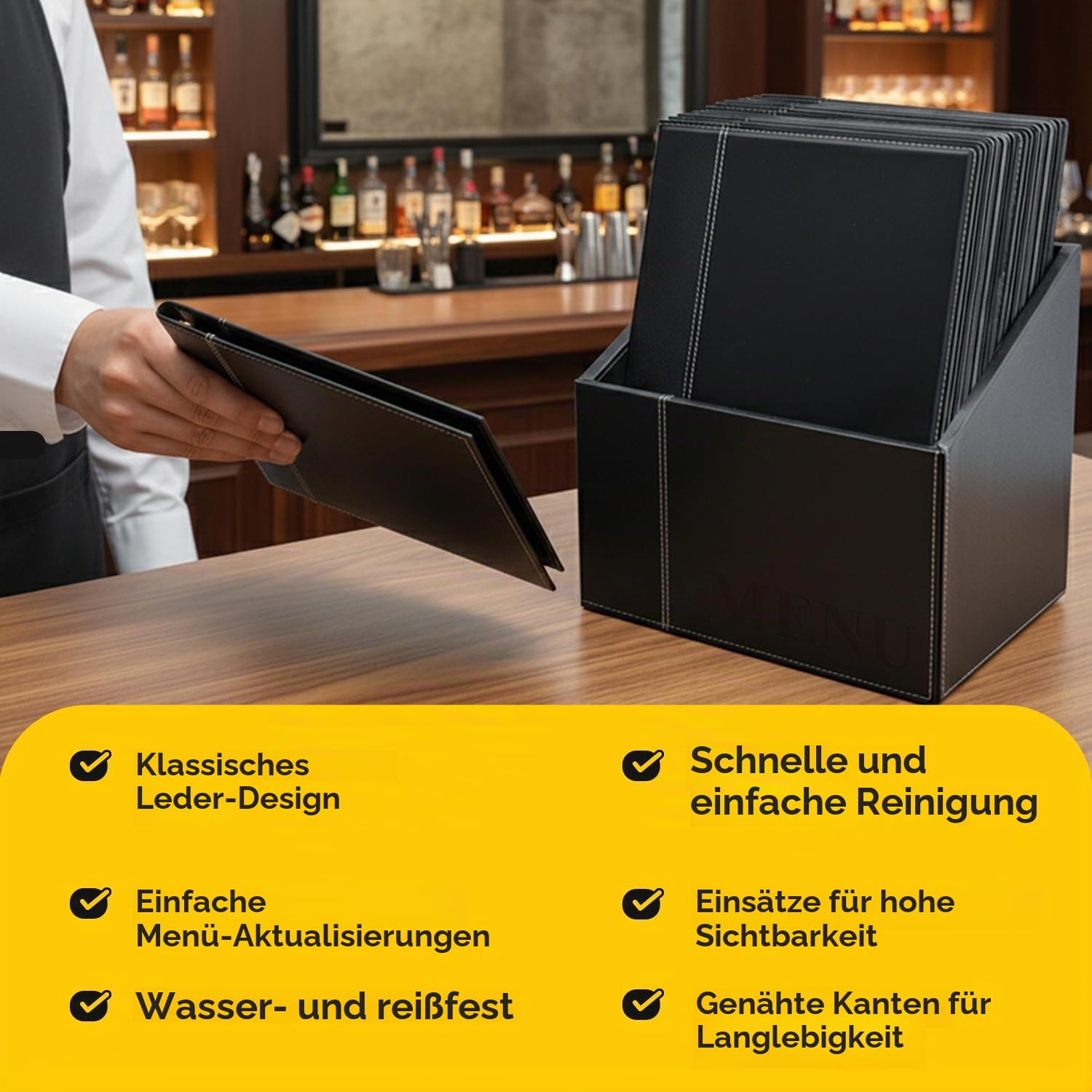 securit-trendy-weinkarte-a4-schwarz-lederoptik-20er-box image 3