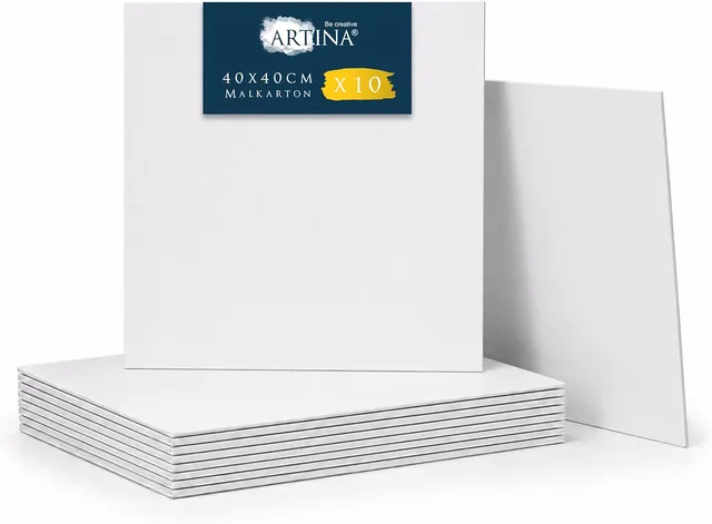 artina-akademie-malkarton-10er-set-40x40-cm-3-mm image 1