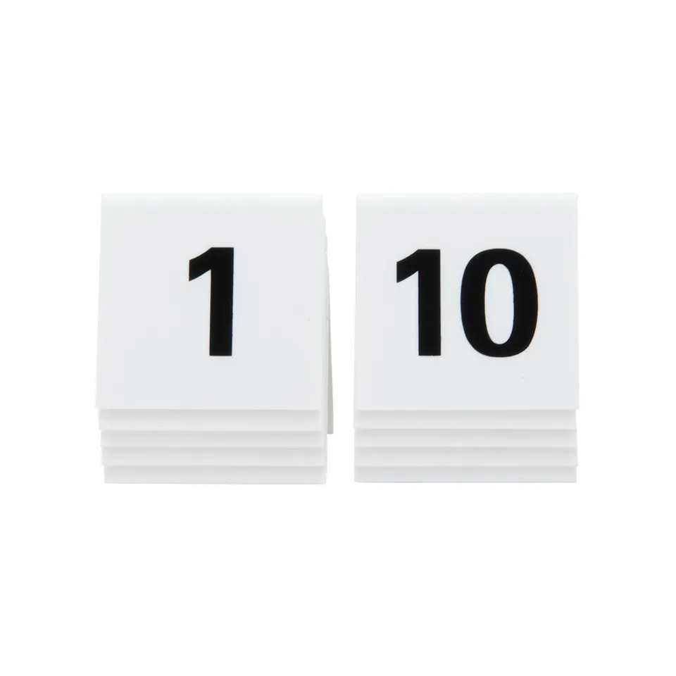 securit-crystal-tischnummern-1-10-acryl-wei-stapelbar image 1