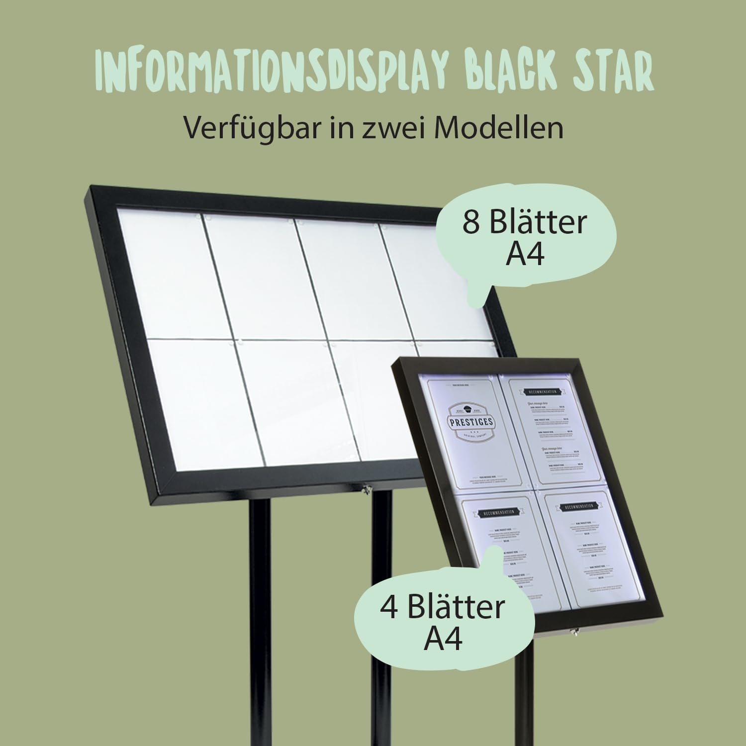 securit-nova-led-informationsdisplay-a4-wei-schwarz-outdoor image 3