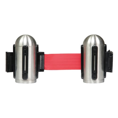 securit-retractable-wand-absperrband-grau-210-cm-edelstahl image 4