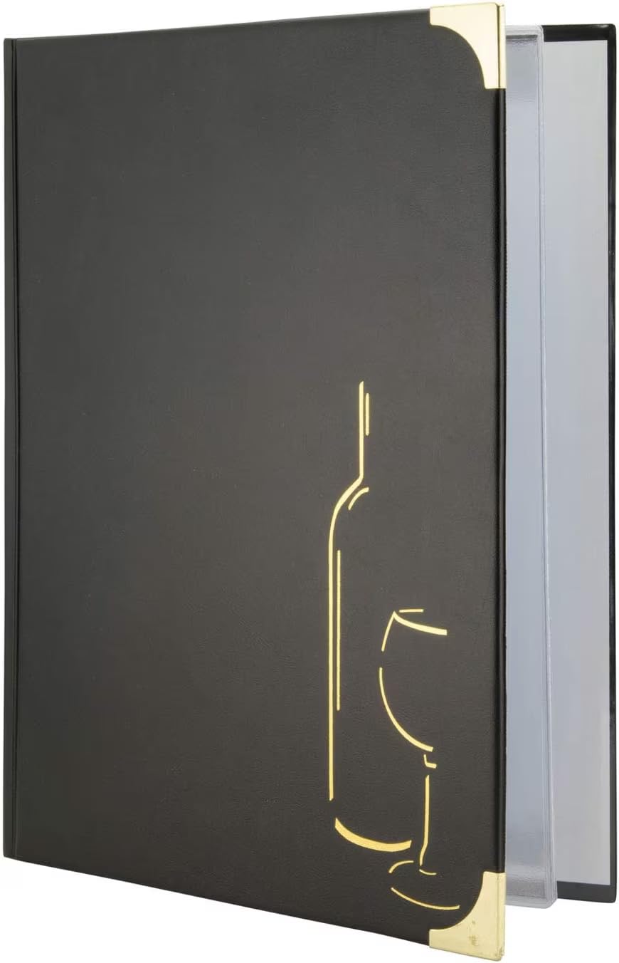 securit-basic-weinkarte-a4-mappe-pvc-schwarz-4-seiten image 2
