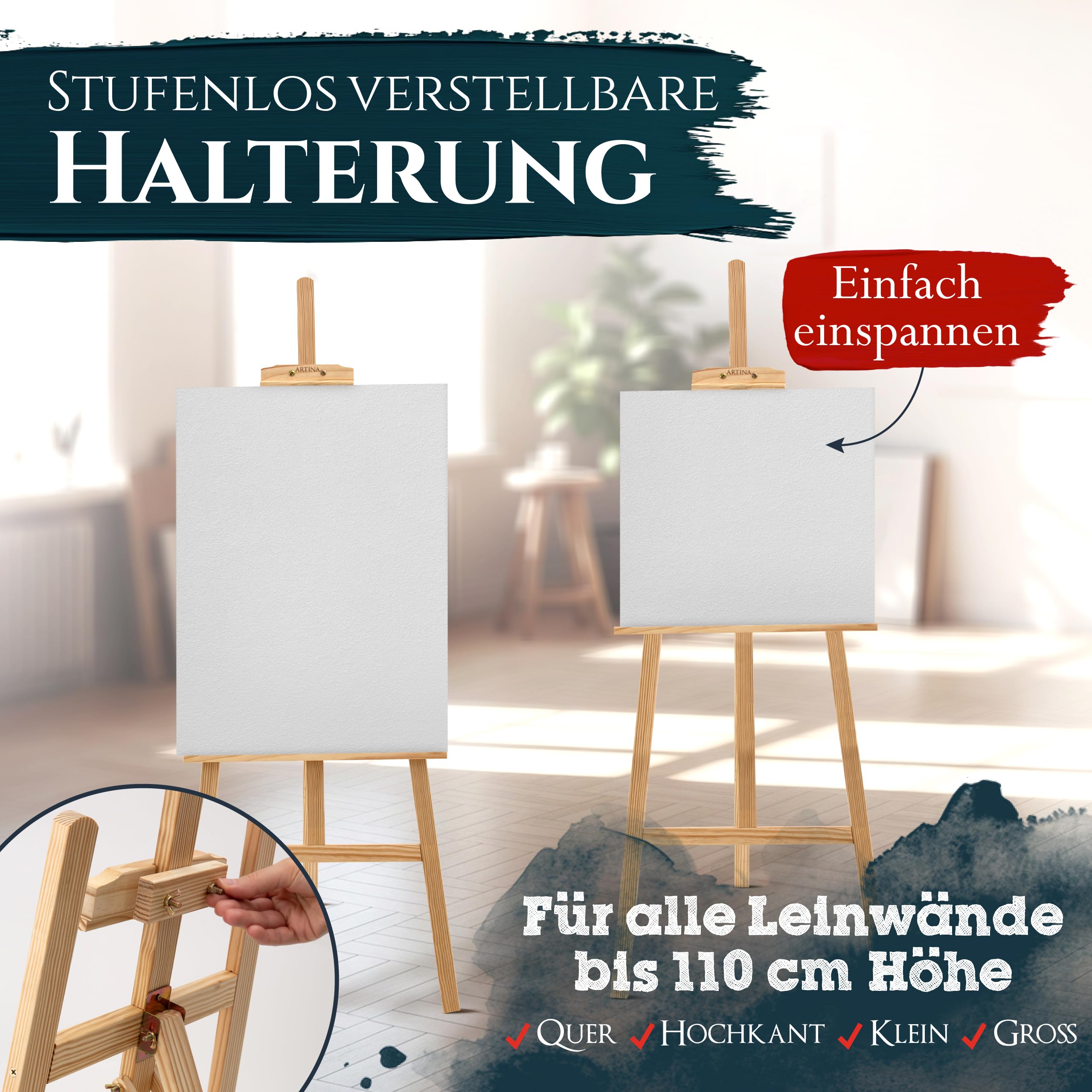 artina-akademie-tessin-staffelei-kiefer-150-cm-verstellbar image 4