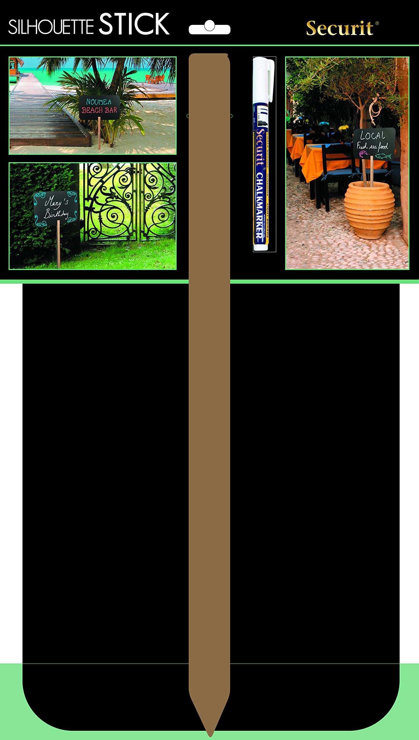 securit-silhouette-rechteck-kreidetafel-holz-rechteckig-mit-st-nder image 6