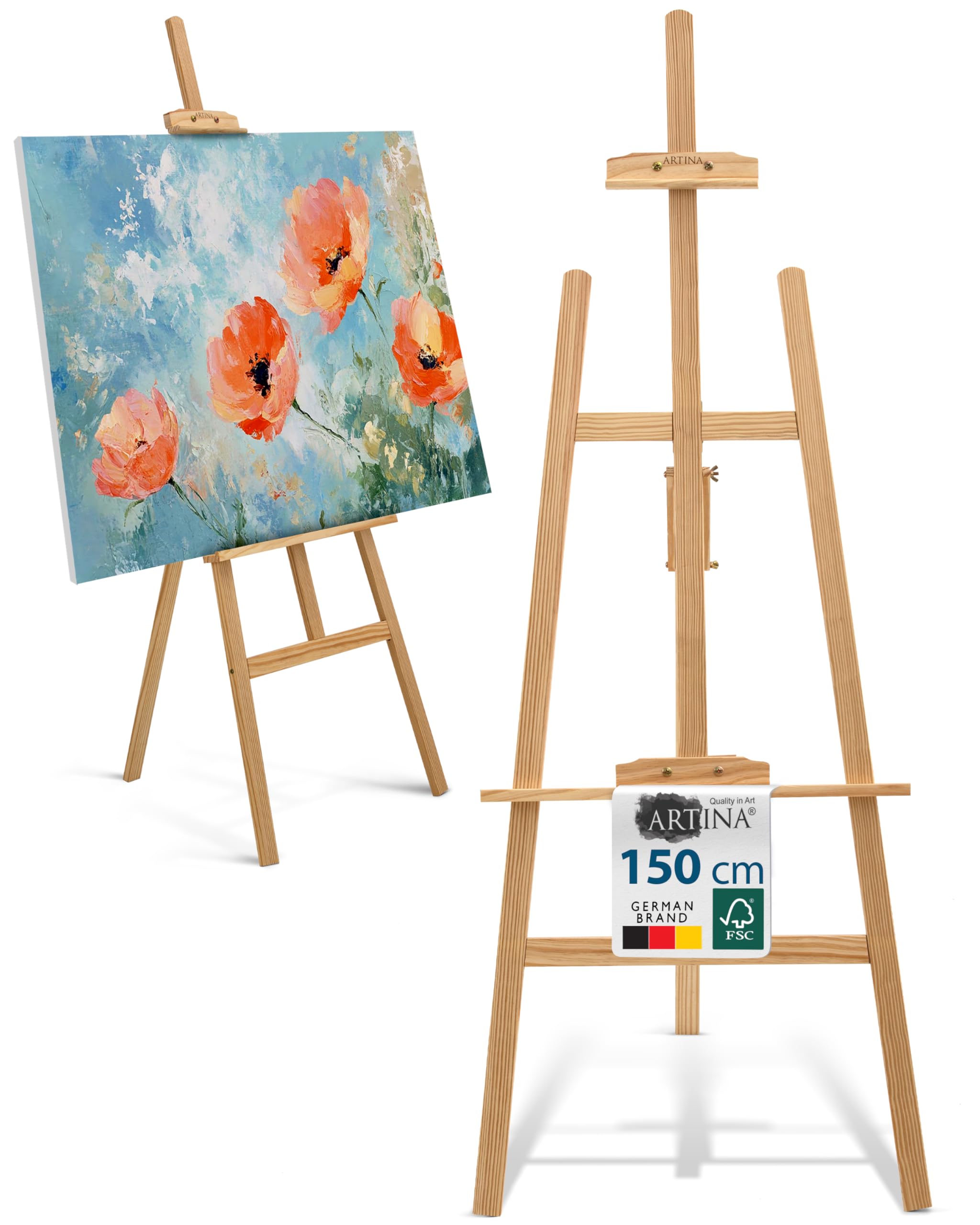 artina-akademie-tessin-staffelei-kiefer-150-cm-verstellbar image 8