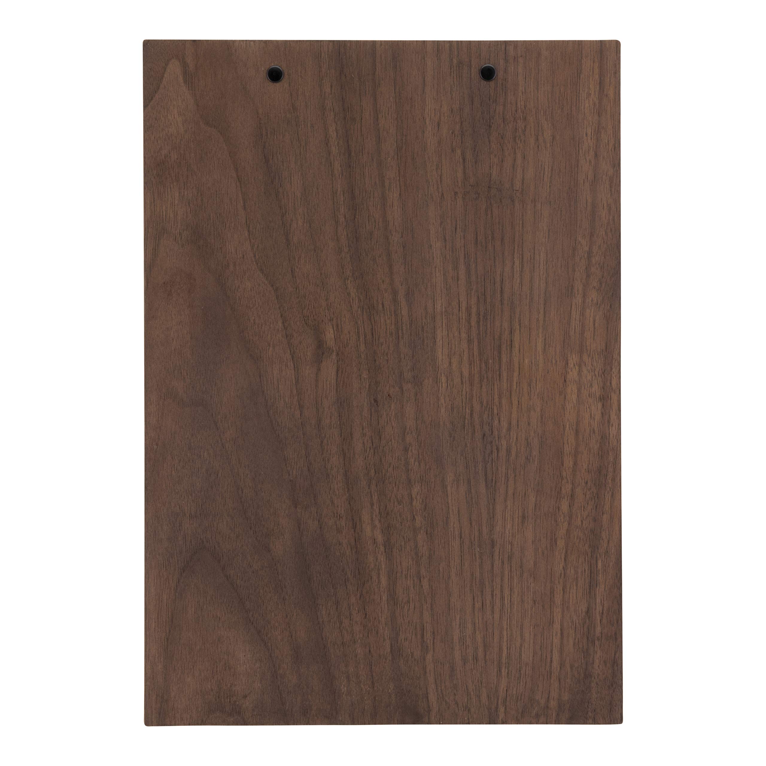 securit-woody-walnut-speisekarte-a4-klemmbrett-holz image 3