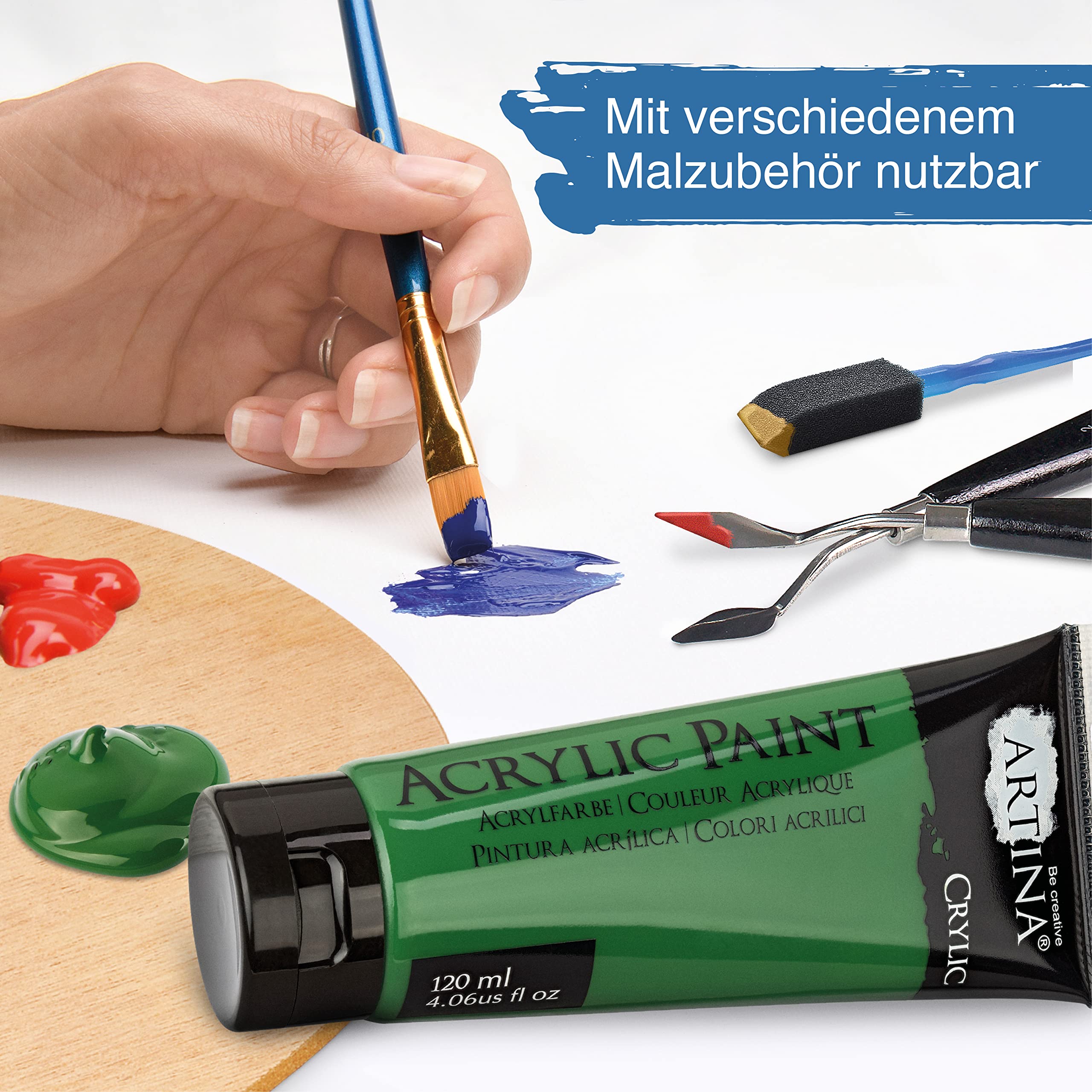 artina-crylic-acrylfarben-set-120-ml-10er-pack-mehrfarbig image 8