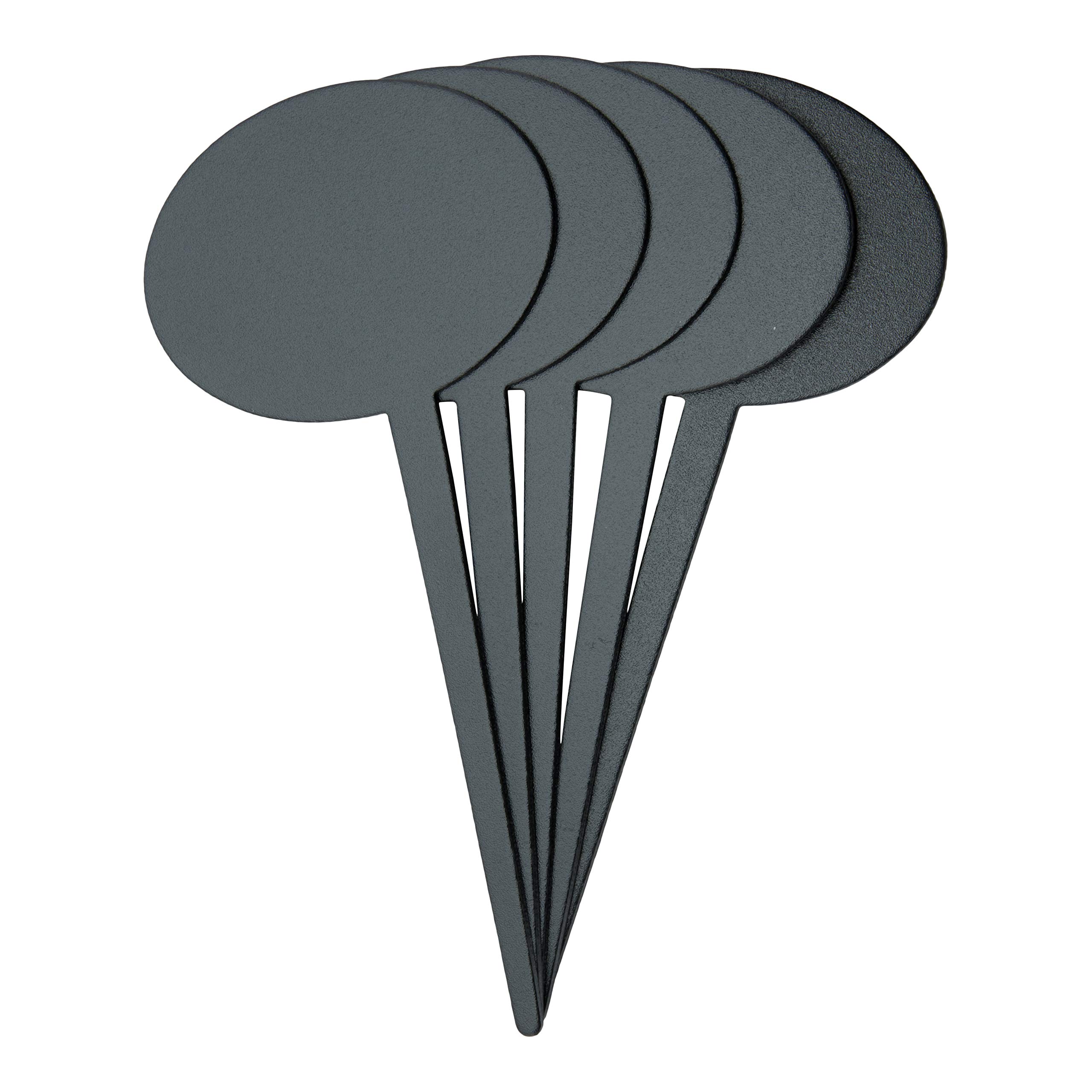 securit-silhouette-tag-bubble-5-einstecker-rund-schwarz image 1