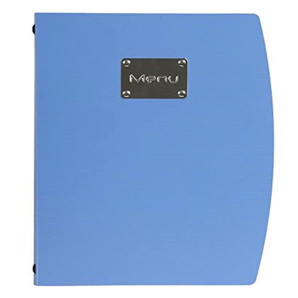 securit-rio-speisekarten-mappe-a4-blau-mit-einleger-4-seiten image 1