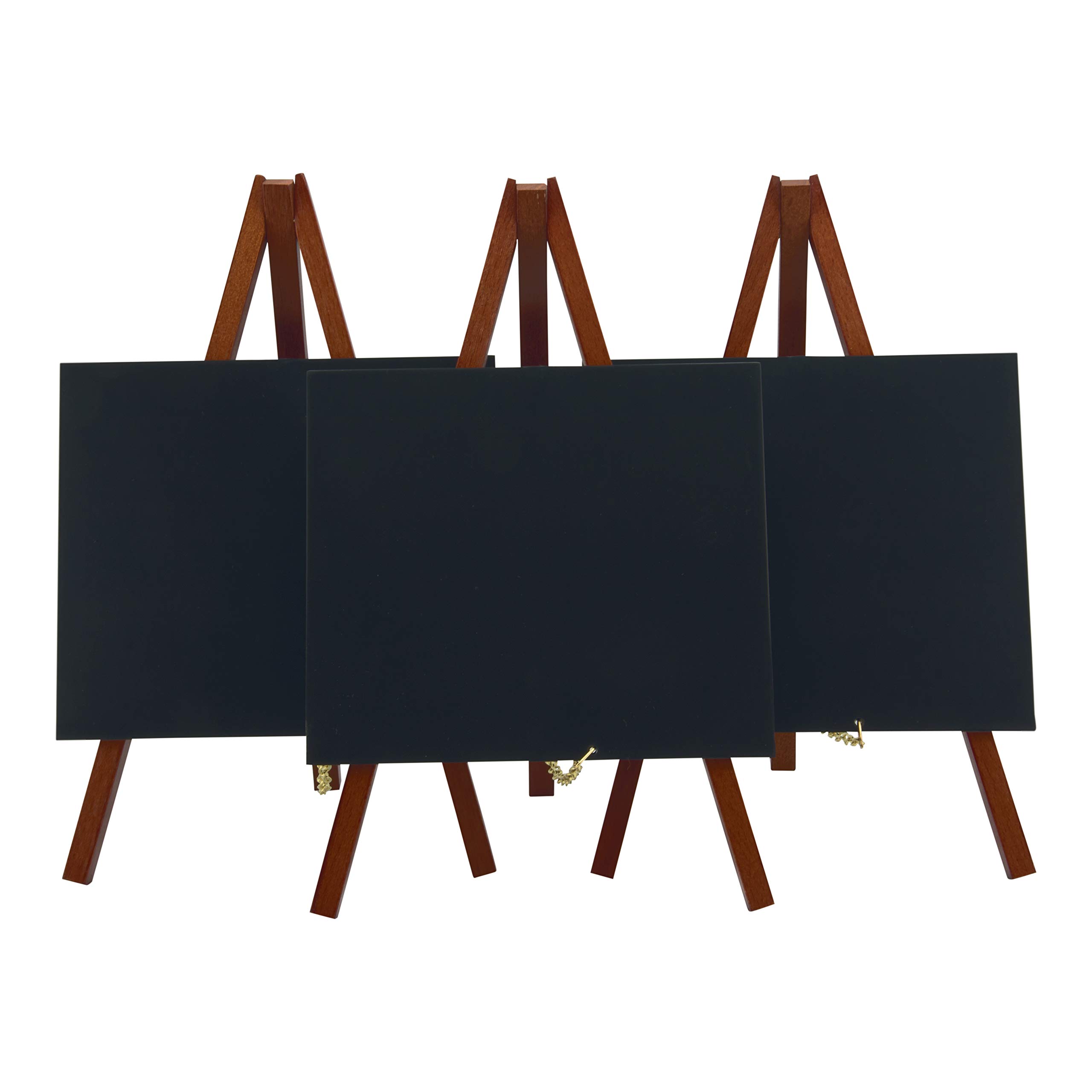 securit-elegant-tisch-kreidetafel-mini-mahagoni-staffelei image 1