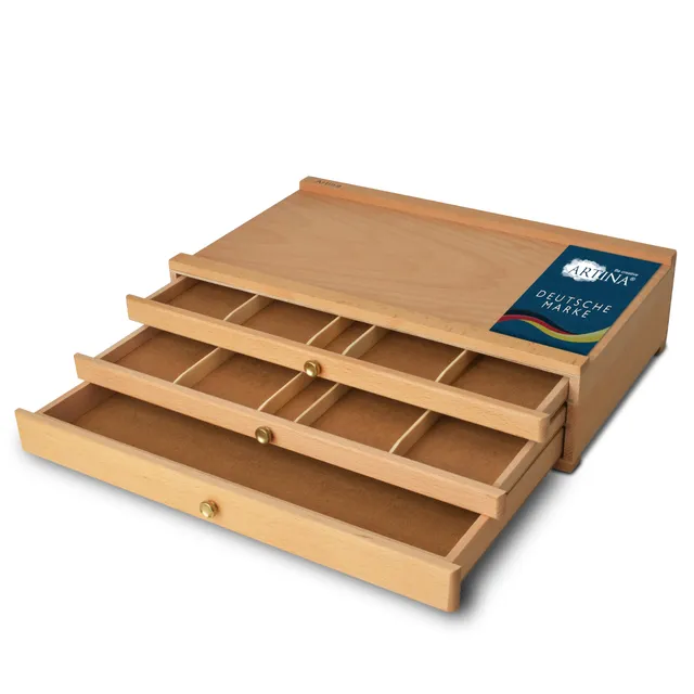 artina-akademie-troyes-malkoffer-holzkasten-leer-buchenholz image 1