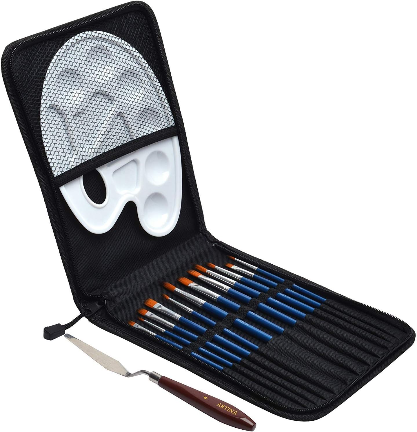 artina-akademie-rom-pinselset-15-tlg-mit-palette-nylon image 2