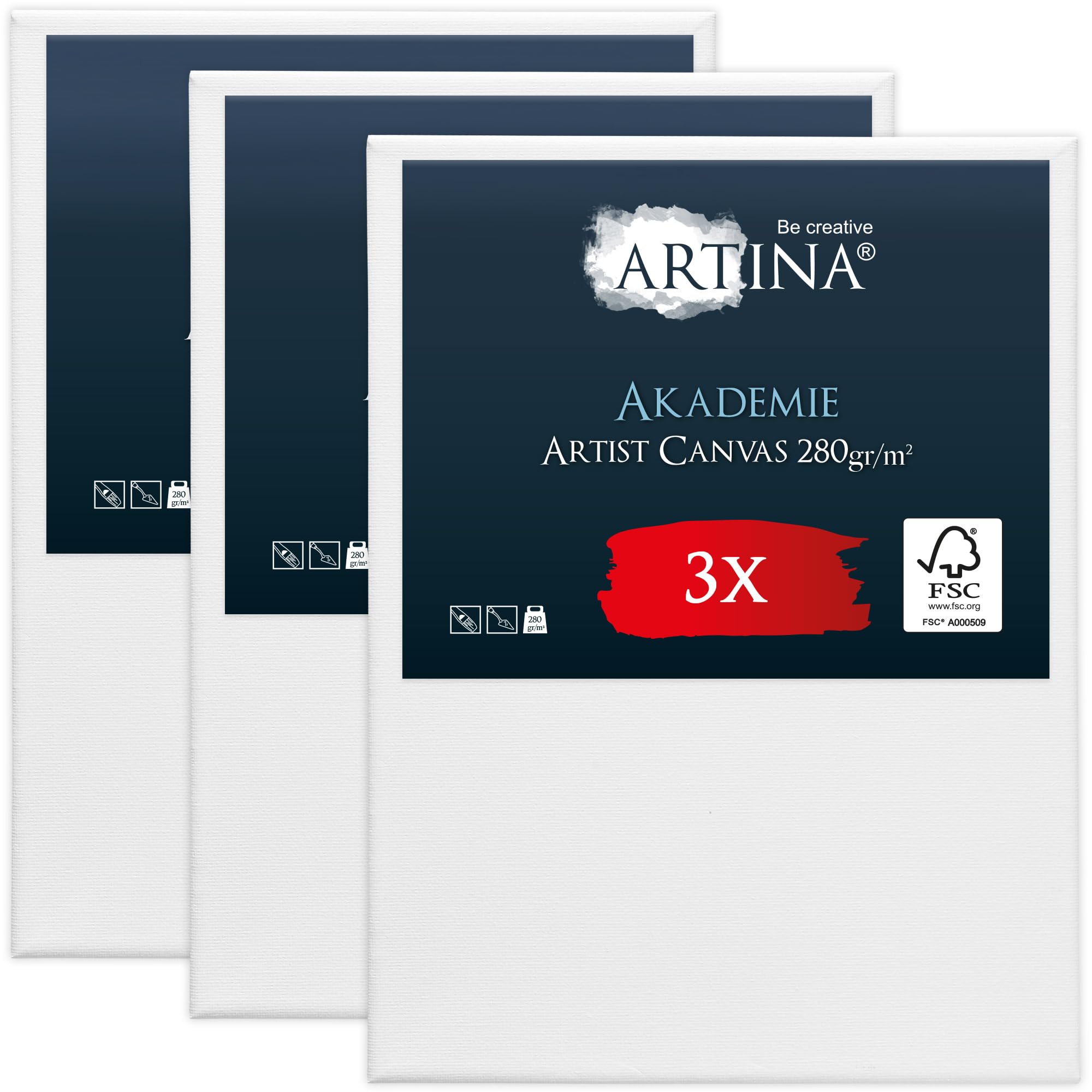 artina-akademie-keilrahmen-leinwand-20x20-cm-3er-baumwolle image 8